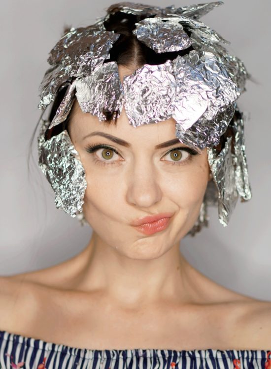 How To Curl Your Hair Using A Flat Iron And Aluminum Foil