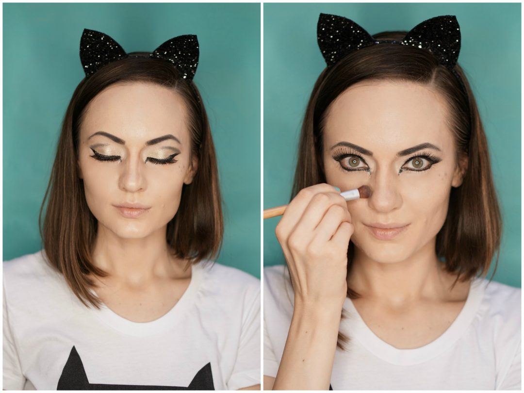 Cat Makeup EasytoRepeat Halloween Makeup Tutorial