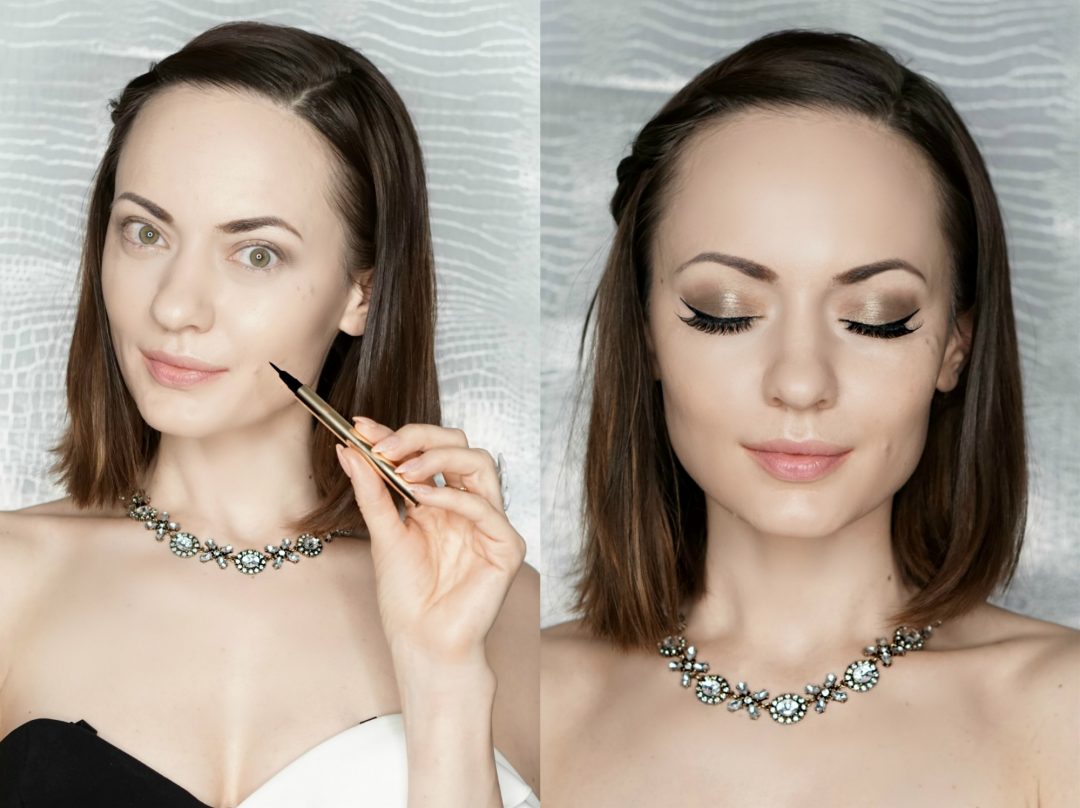 New Year's Eve Glam: Outfit and Makeup