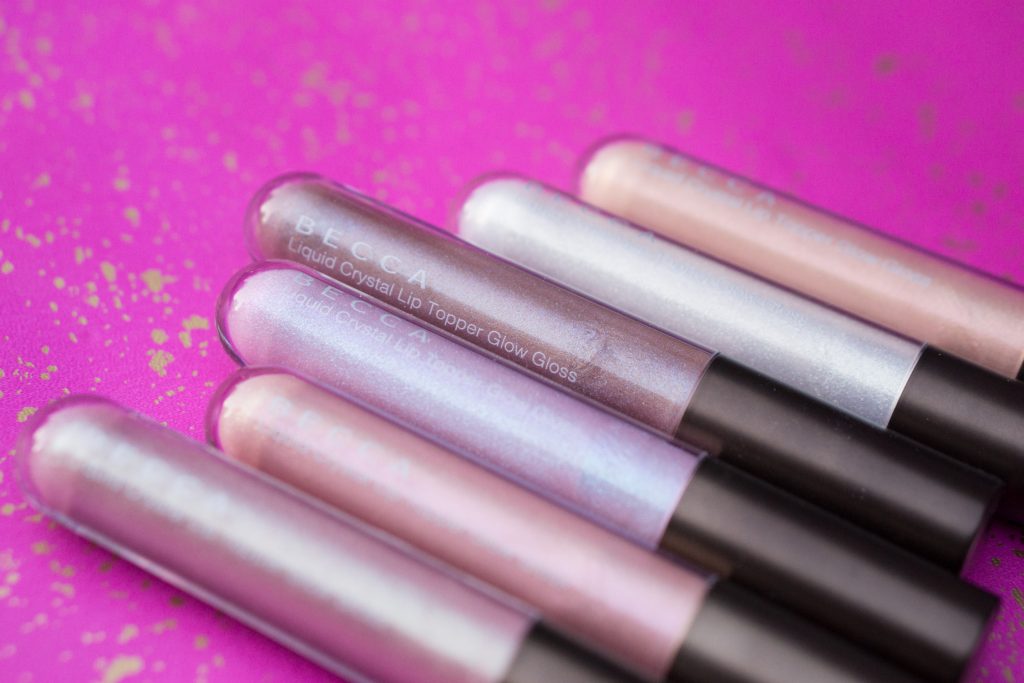 BECCA Liquid Crystal Lip Toppers - Review and Swatches