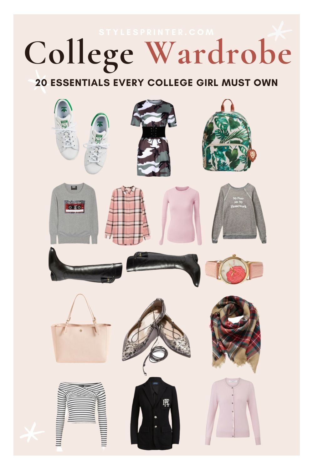 College Wardrobe  20 Wardrobe Essentials Every College Girl Must Own