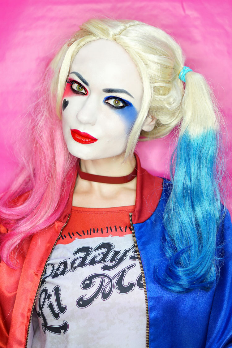 Quinn Makeup Tutorial | Suicide Squad Makeup