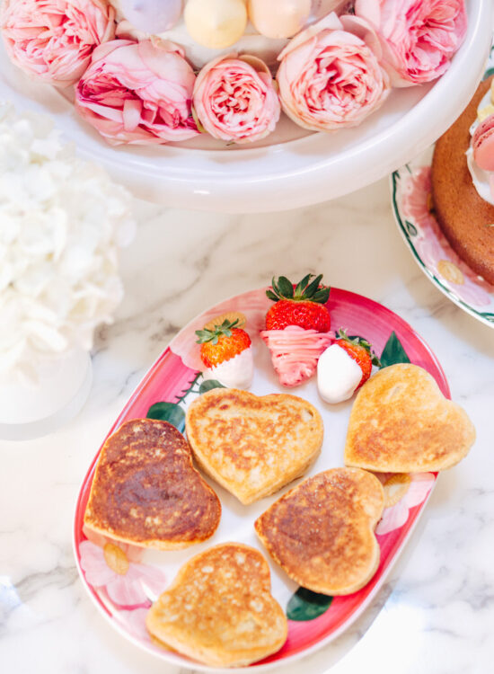 Heart-Shaped Pancakes