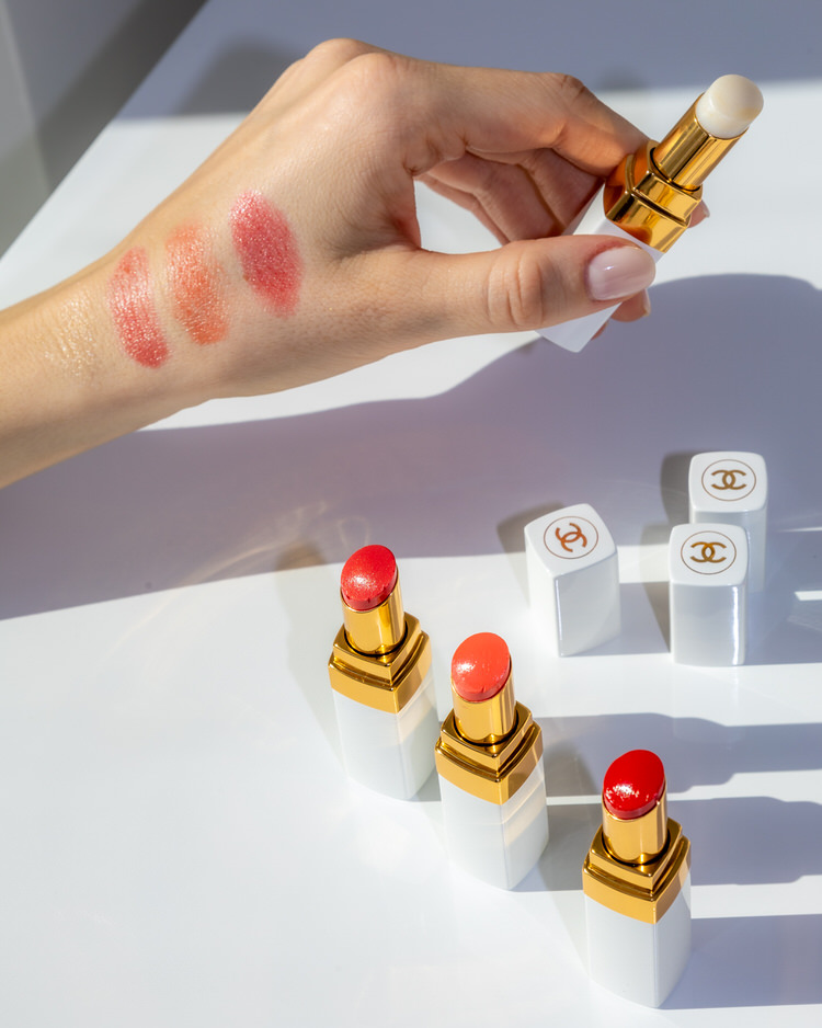 Chanel Rouge Coco Balm Swatches