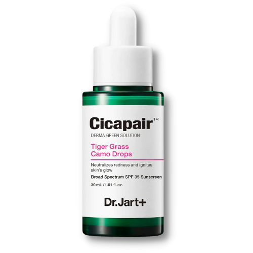 Dr. Jart Cicapair Tiger Grass Camo Drops SPF 44 - best color-correcting serum