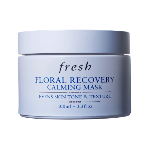 Fresh Floral Recovery Calming Mask helps to sooth irritated sensitive skin overnight.