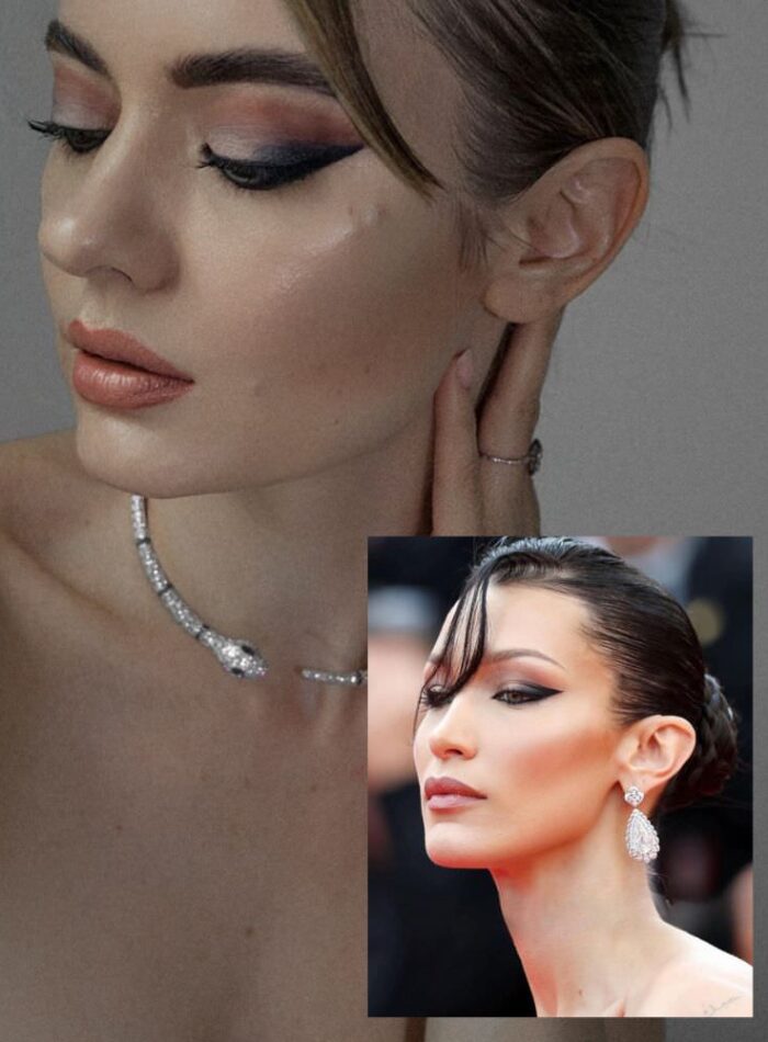 Tutorial: Bella Hadid Winged Smokey Eye Makeup