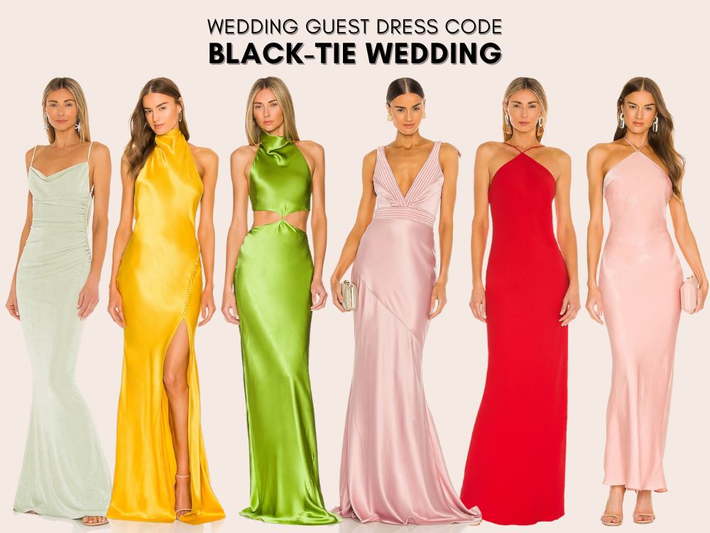 Wedding Guest Dress Code - Black-Tie Wedding